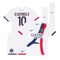 Paris Saint-Germain Ousmane Dembele #10 Replica Away Minikit 2024-25 Short Sleeve (+ pants)